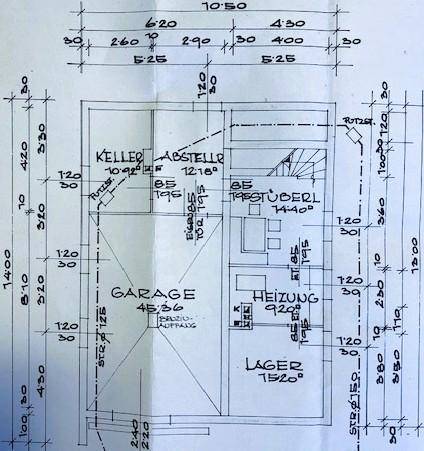 Grundriss Keller