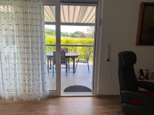 Blick auf Terrasse