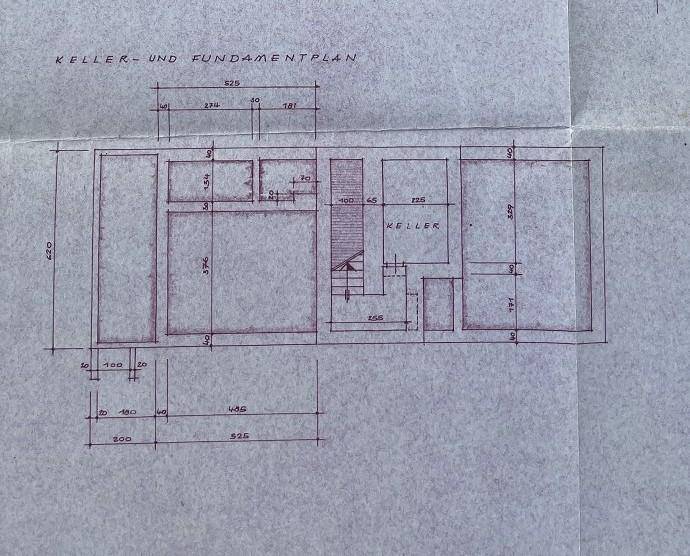 Plan Kellergeschoss