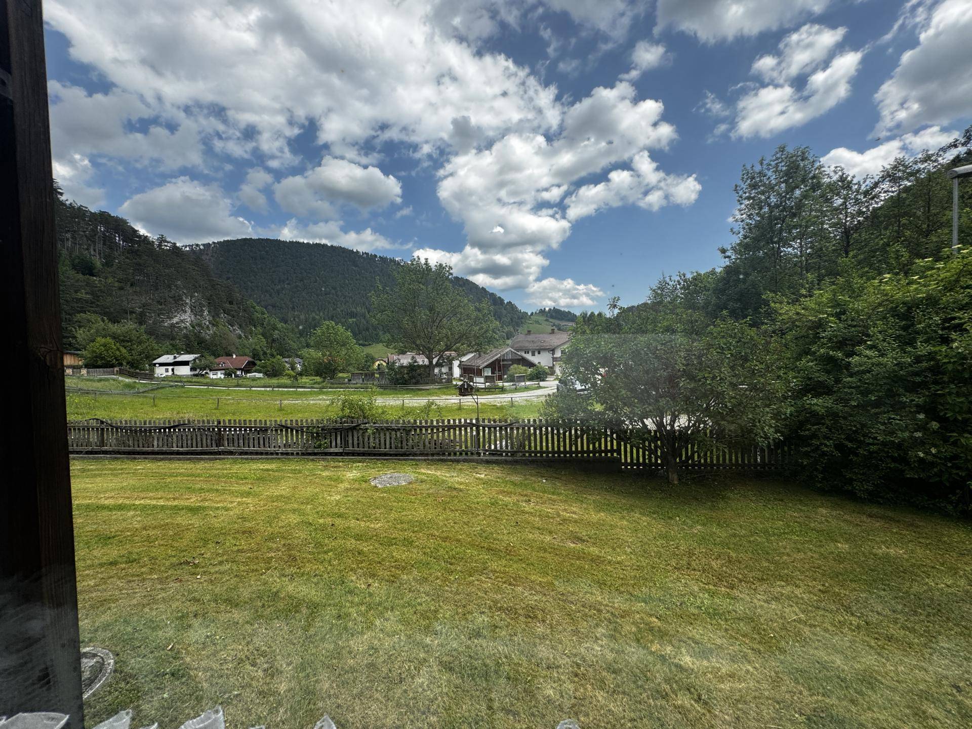 Ausblick vom Haus