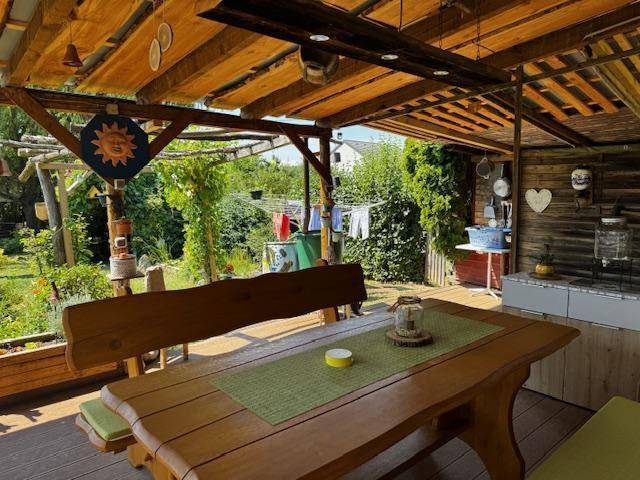 Überdachte Terrasse
