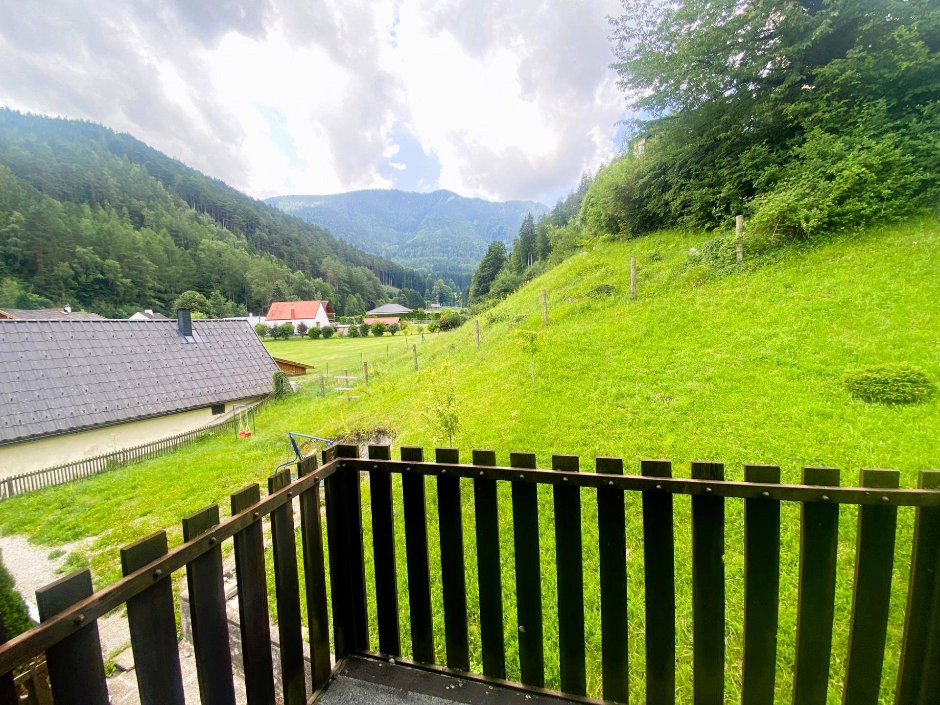 Ausblick Balkon