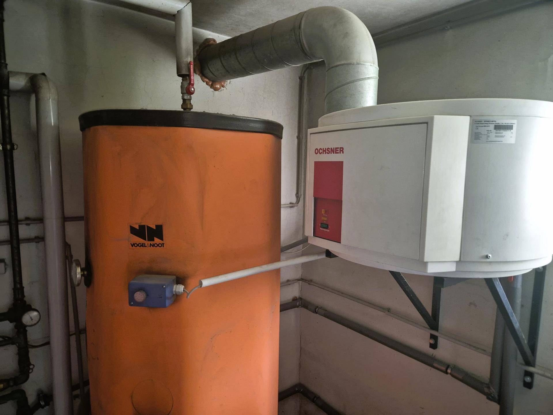 Boiler mit Wärmepumpe für WW