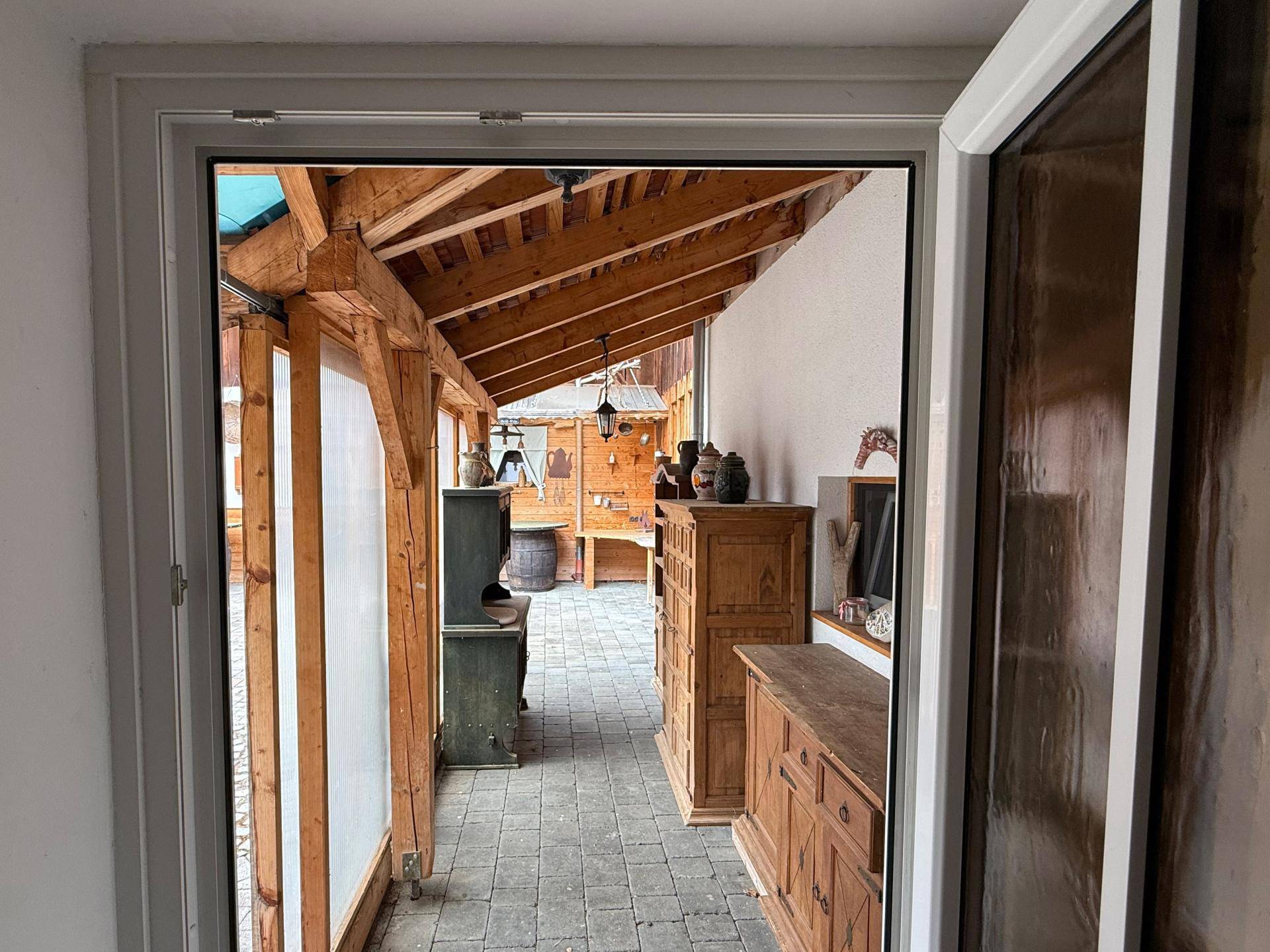 Blick in Hof