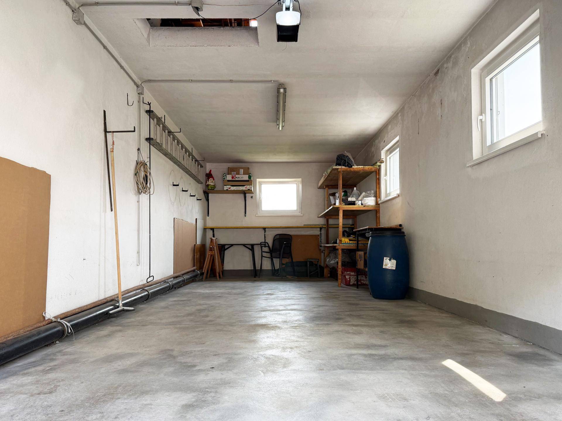 Blick in Garage
