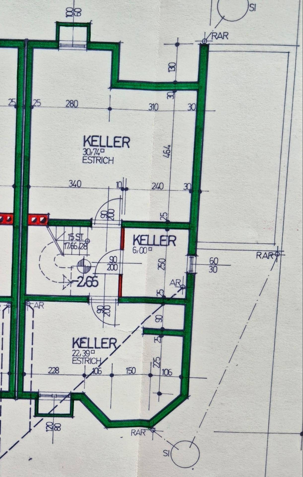 Haus 2 Kellerplan