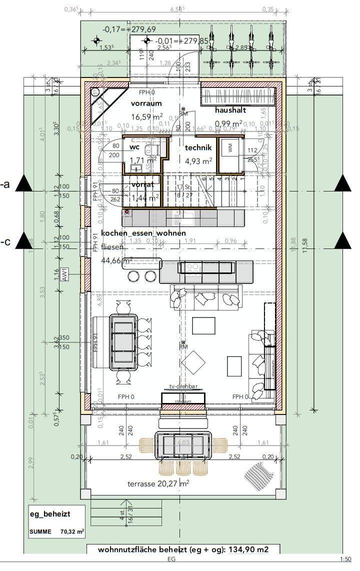 Grundriss EG Haus 5