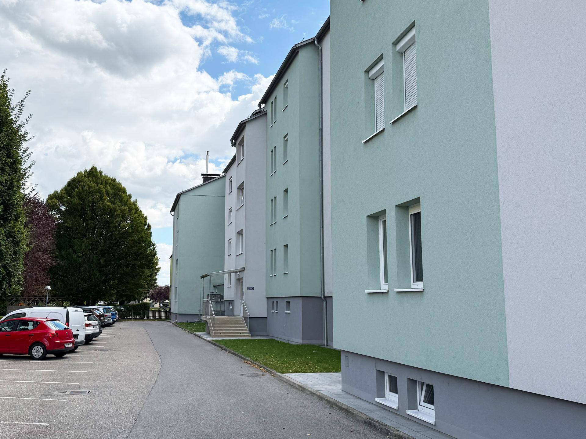 Parkplatz vor WHA direkt vor Eingang