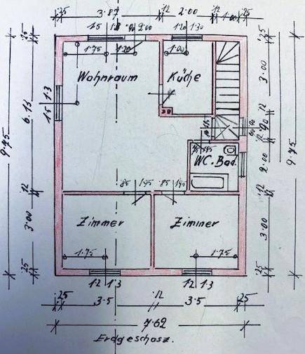 Grundriss Erdgeschoß