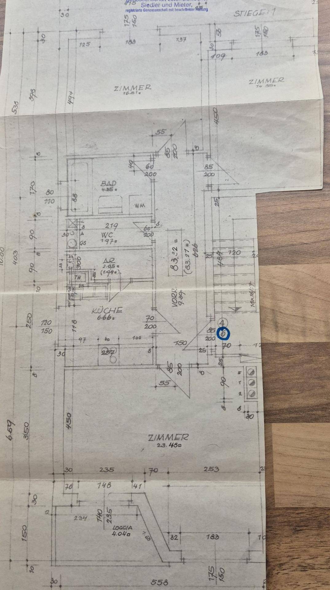 Plan Wohnung