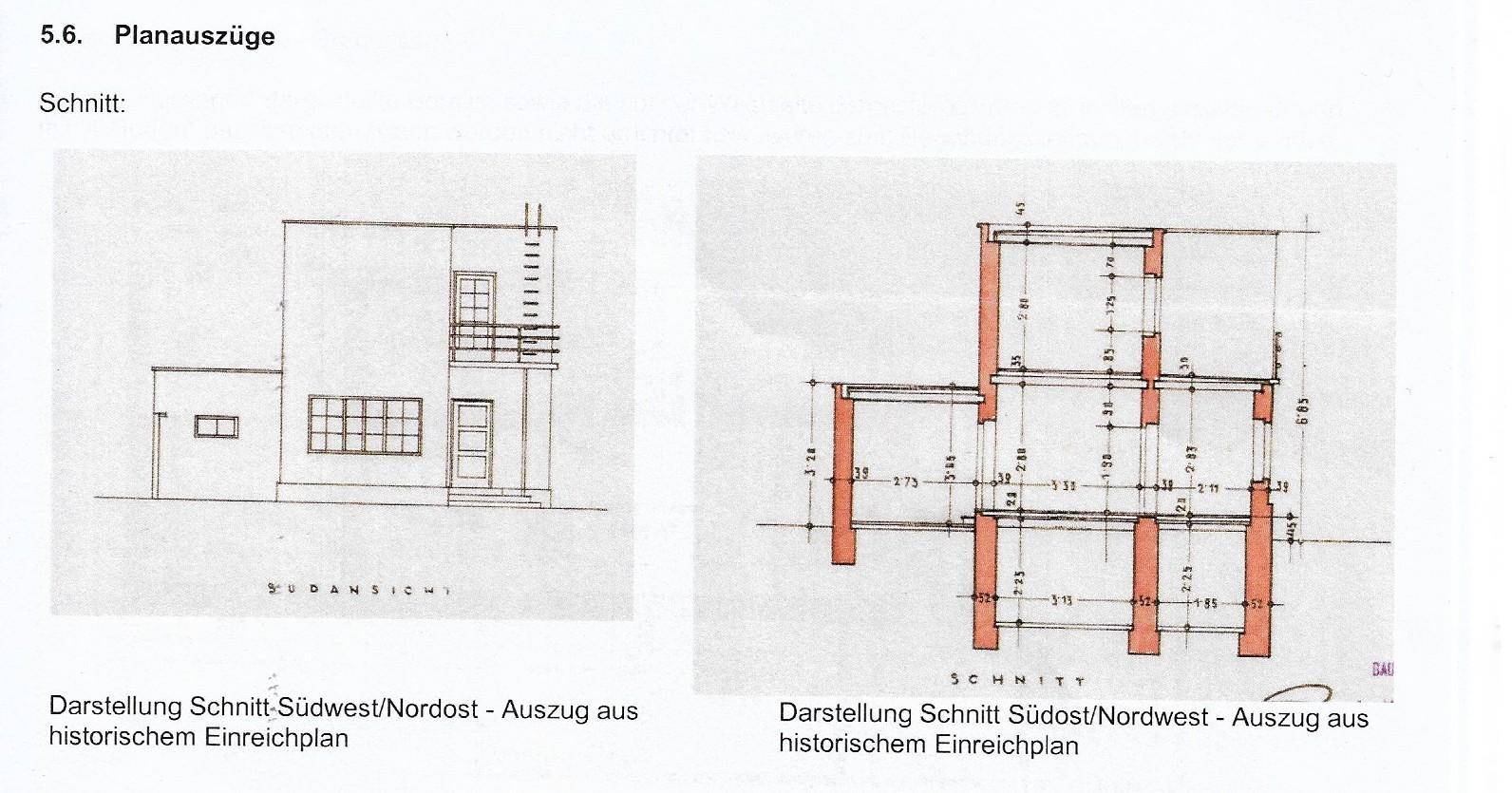 Schnitt Südwest_Südost