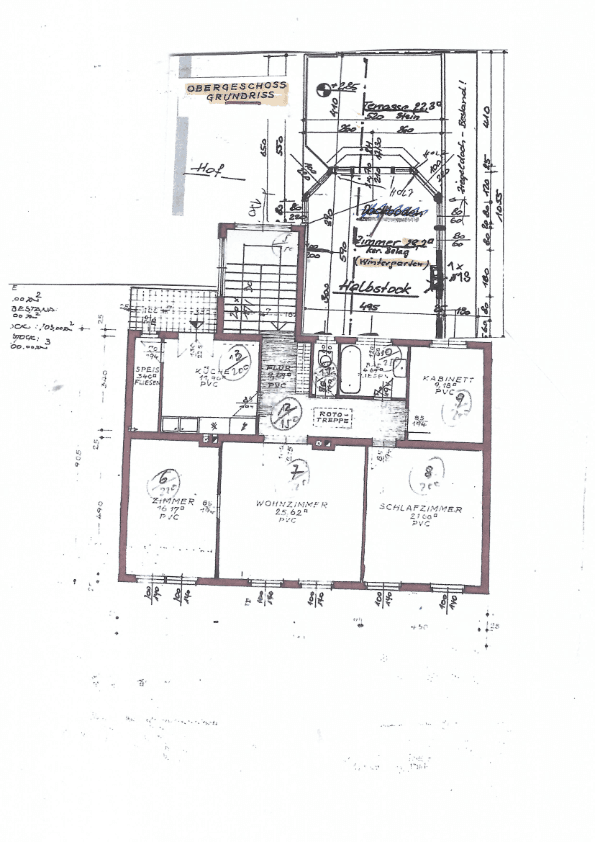 Grundriss OG ca. 128 m² WFL