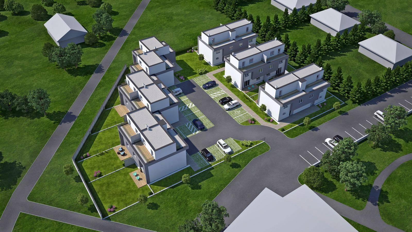 Reihenhäuser in Seyring - Ansicht 2