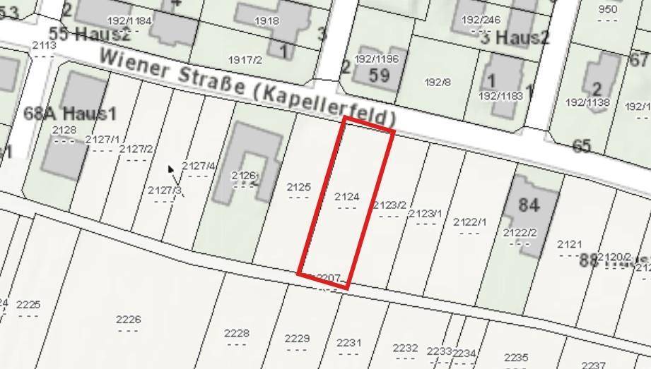 Sonniger Baugrund in Kapellerfeld Nähe Stadtgrenze Wien - Mehr