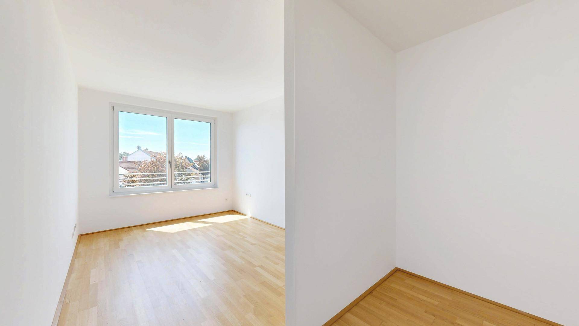 Schlafzimmer mit begehbarem Schrank