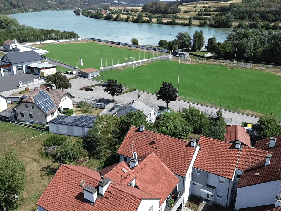 Blick gen Süden mit Drohne