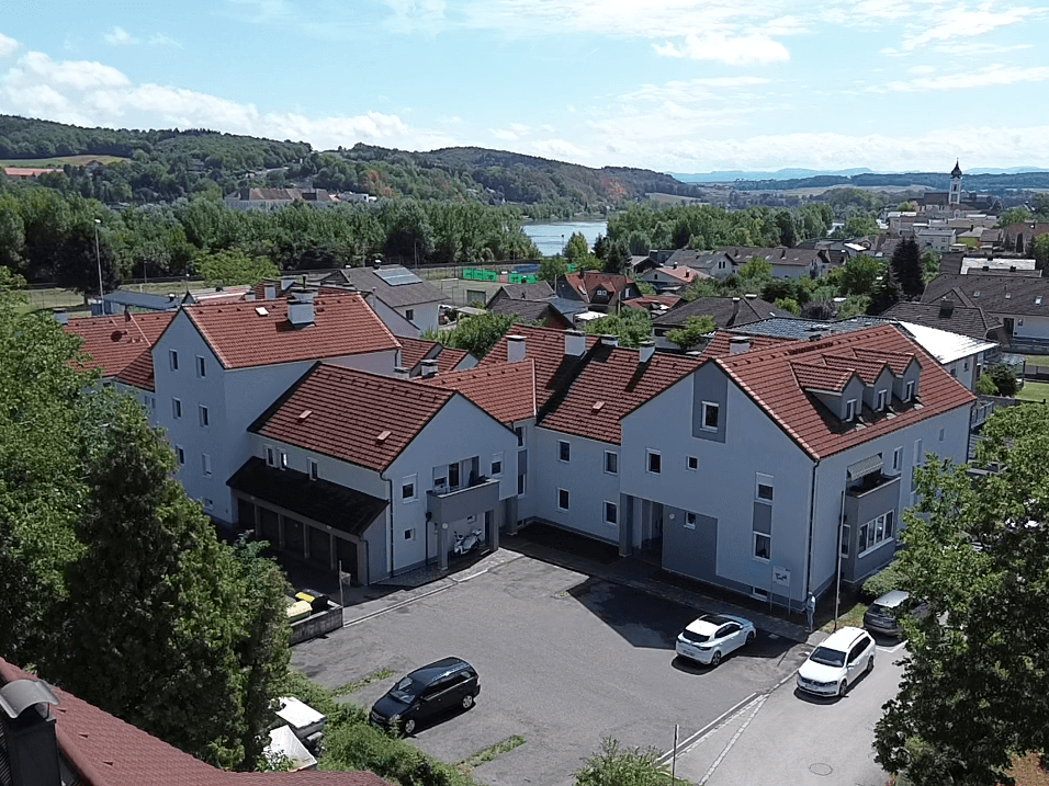 Blick auf WHA mit Drohne