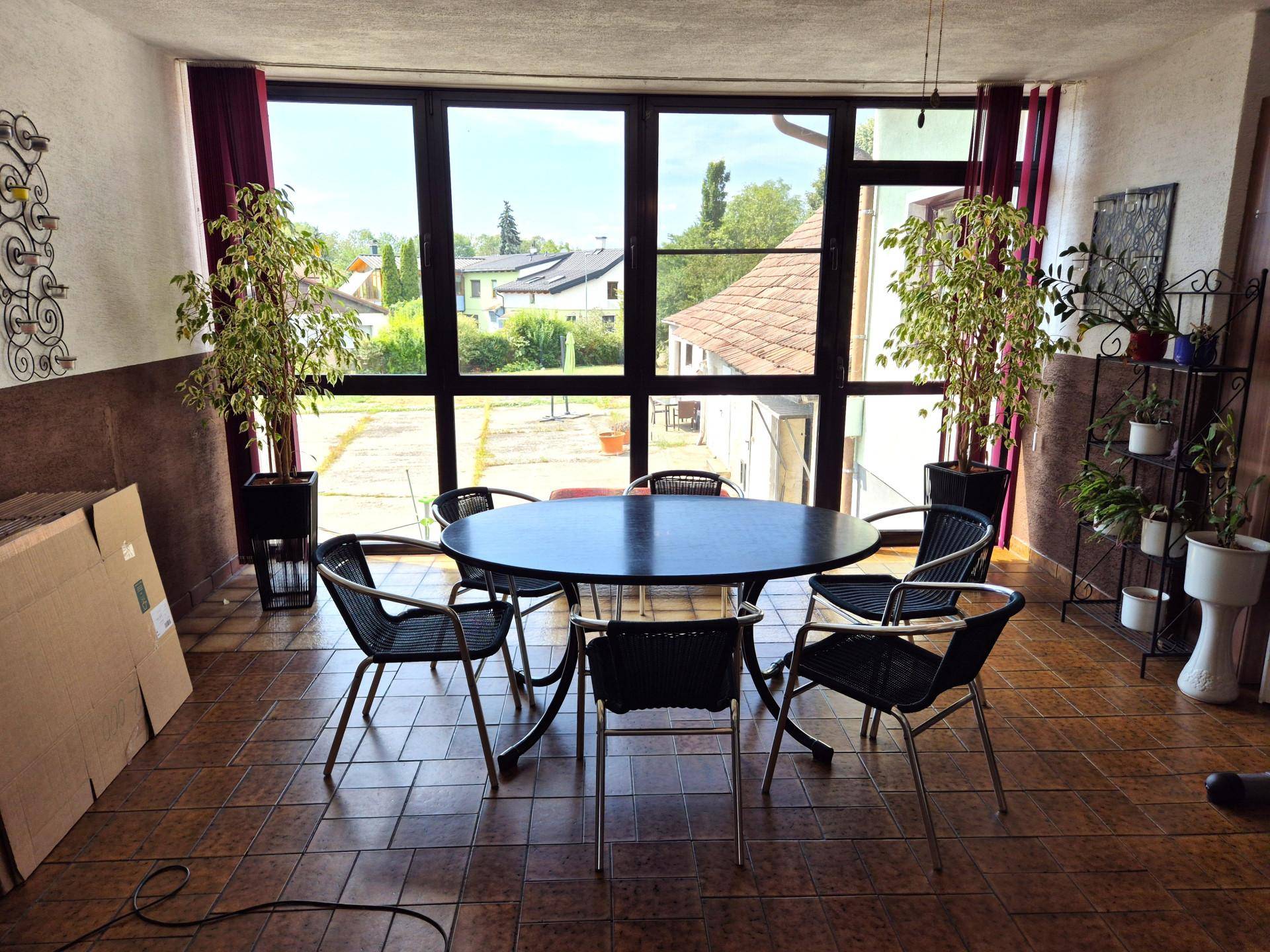 geschlossene Terrasse