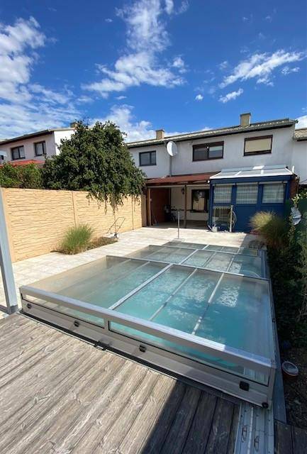 Ansicht Wintergarten Terrasse Pool