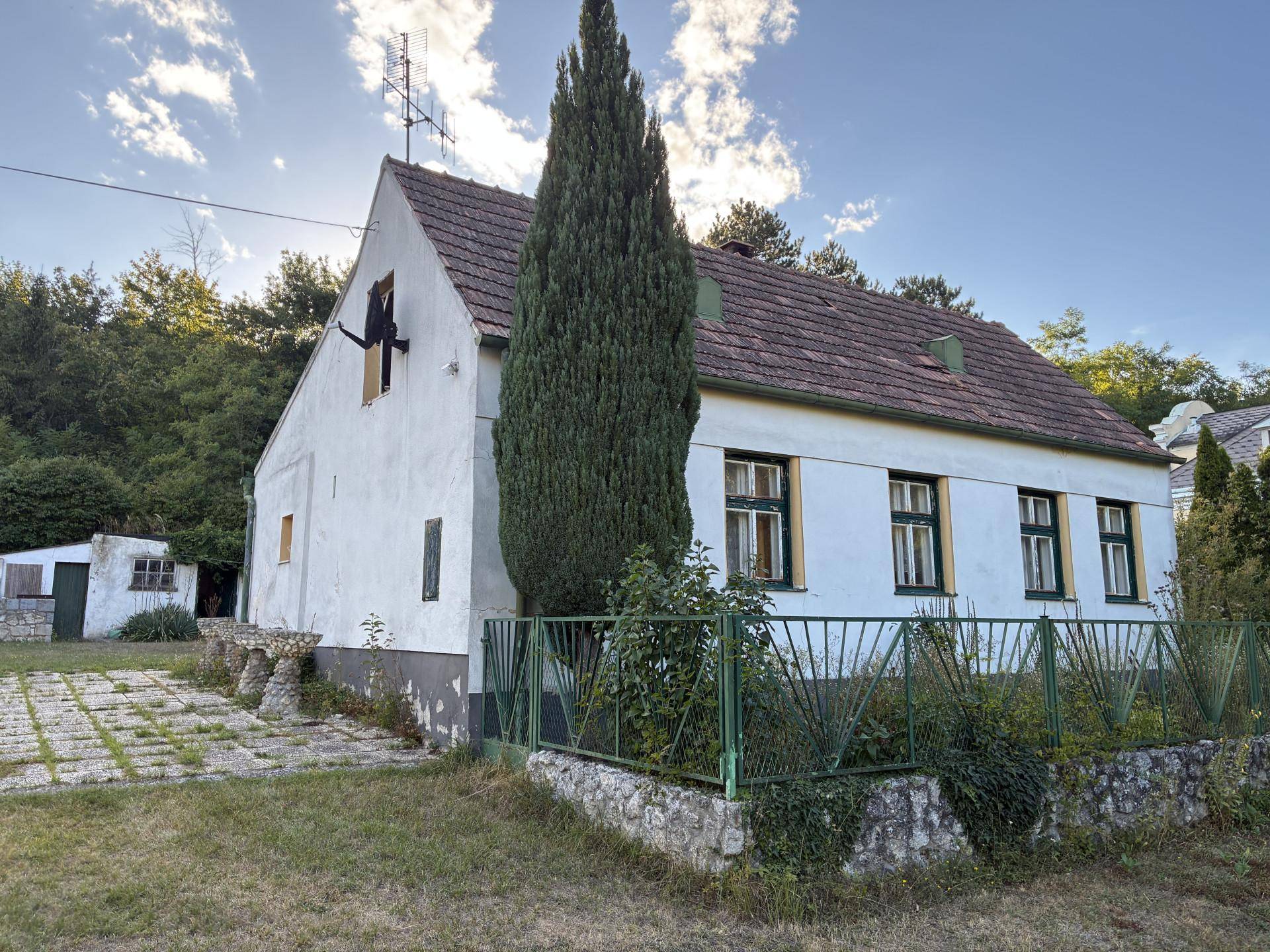 Haus Ansicht von der Einfahrt