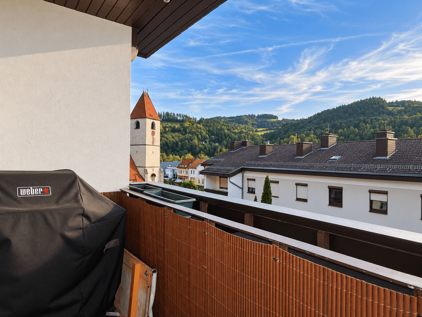 Ausblick von Loggia