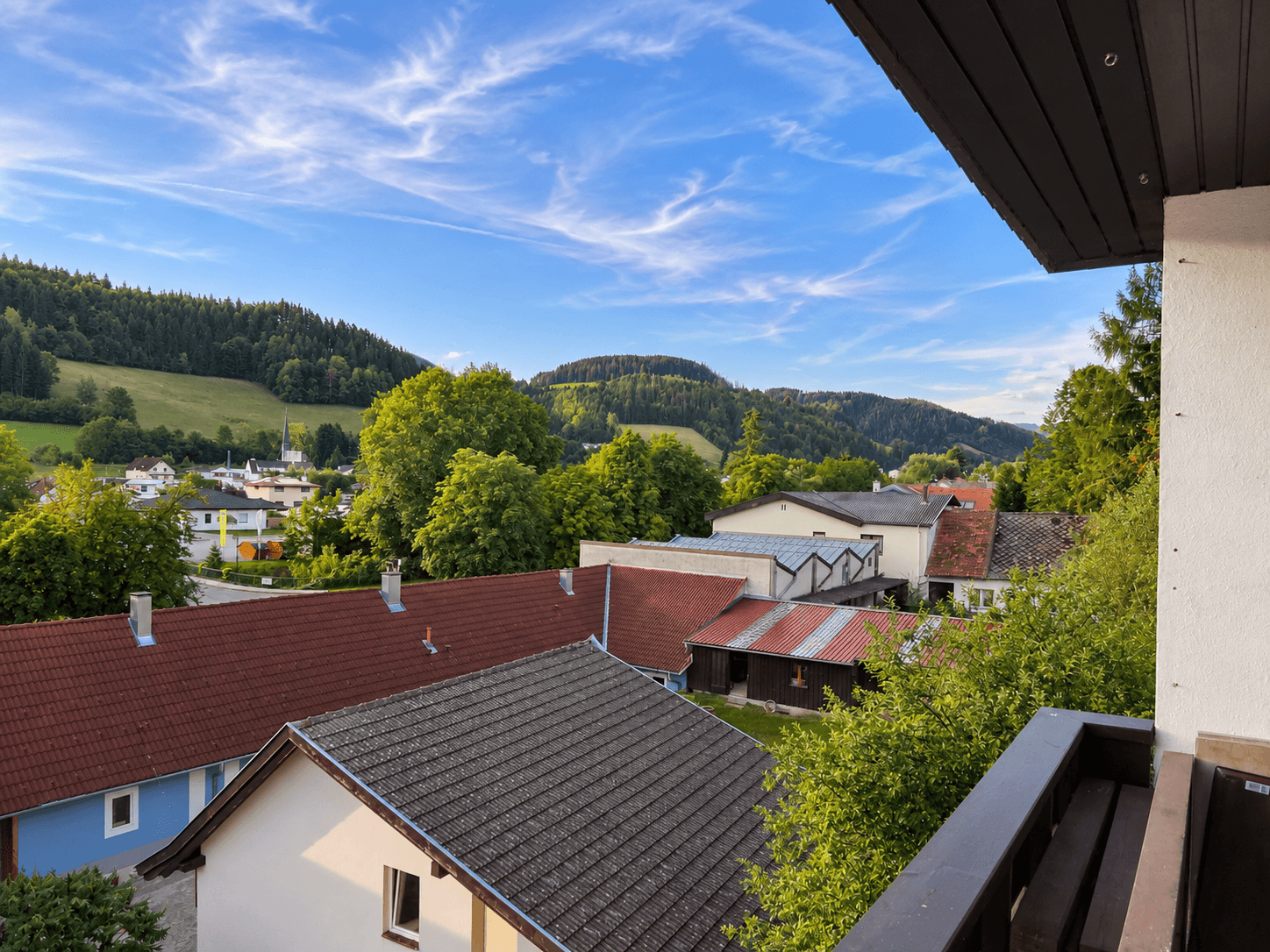 Ausblick von Loggia