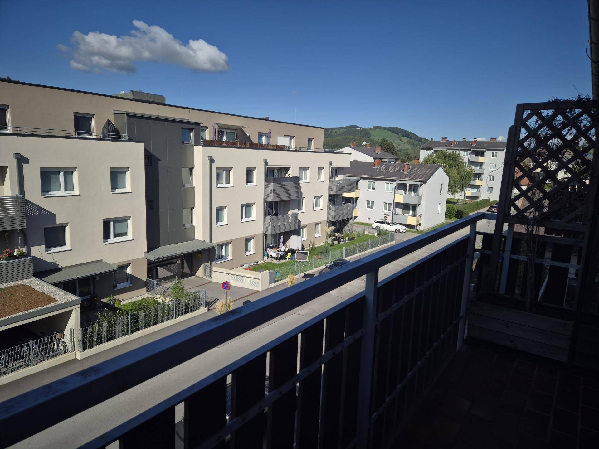 Ausblick Balkon nach Westen