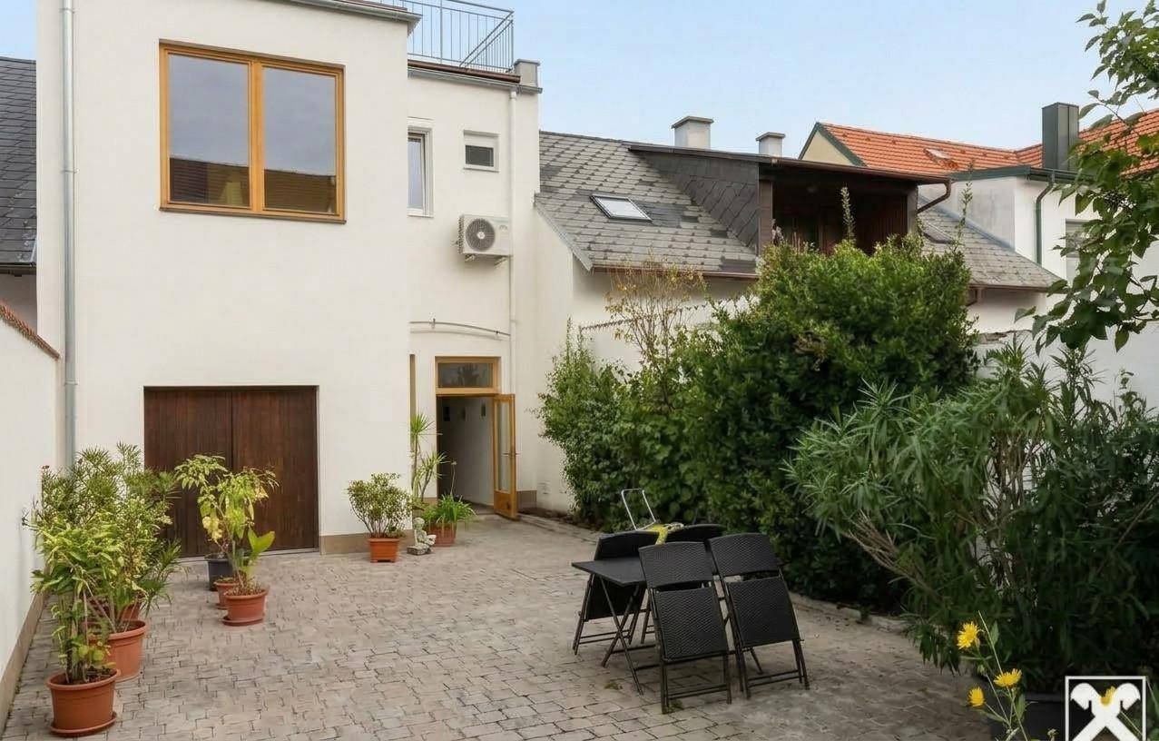 Terrasse im Innenhof