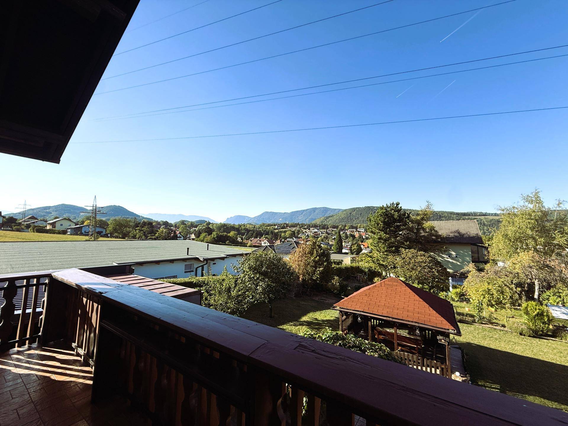 Fernblick Balkon