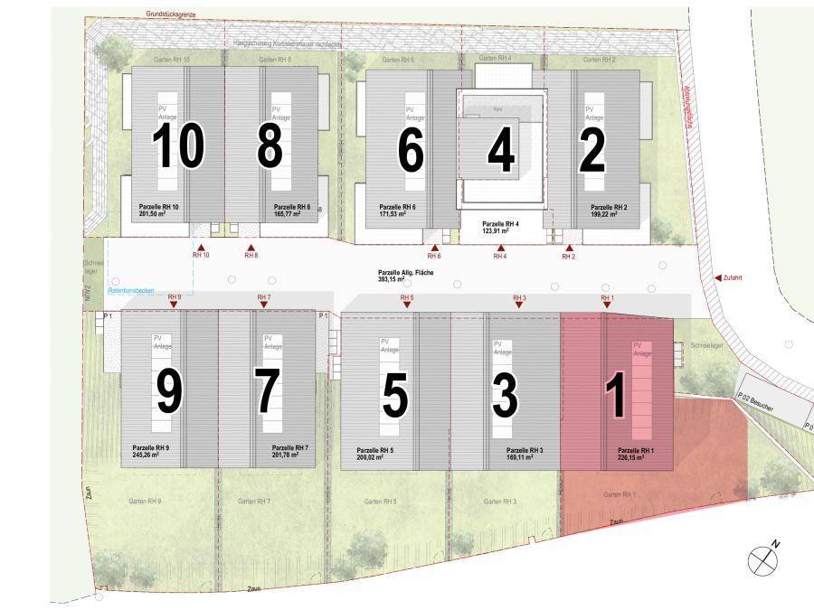 Waldweg - Eckreihenhaus RH 1: Wohnvergnügen für die ganze Familie in idyllischer Wohnlage in Stadtnähe - Widok 6