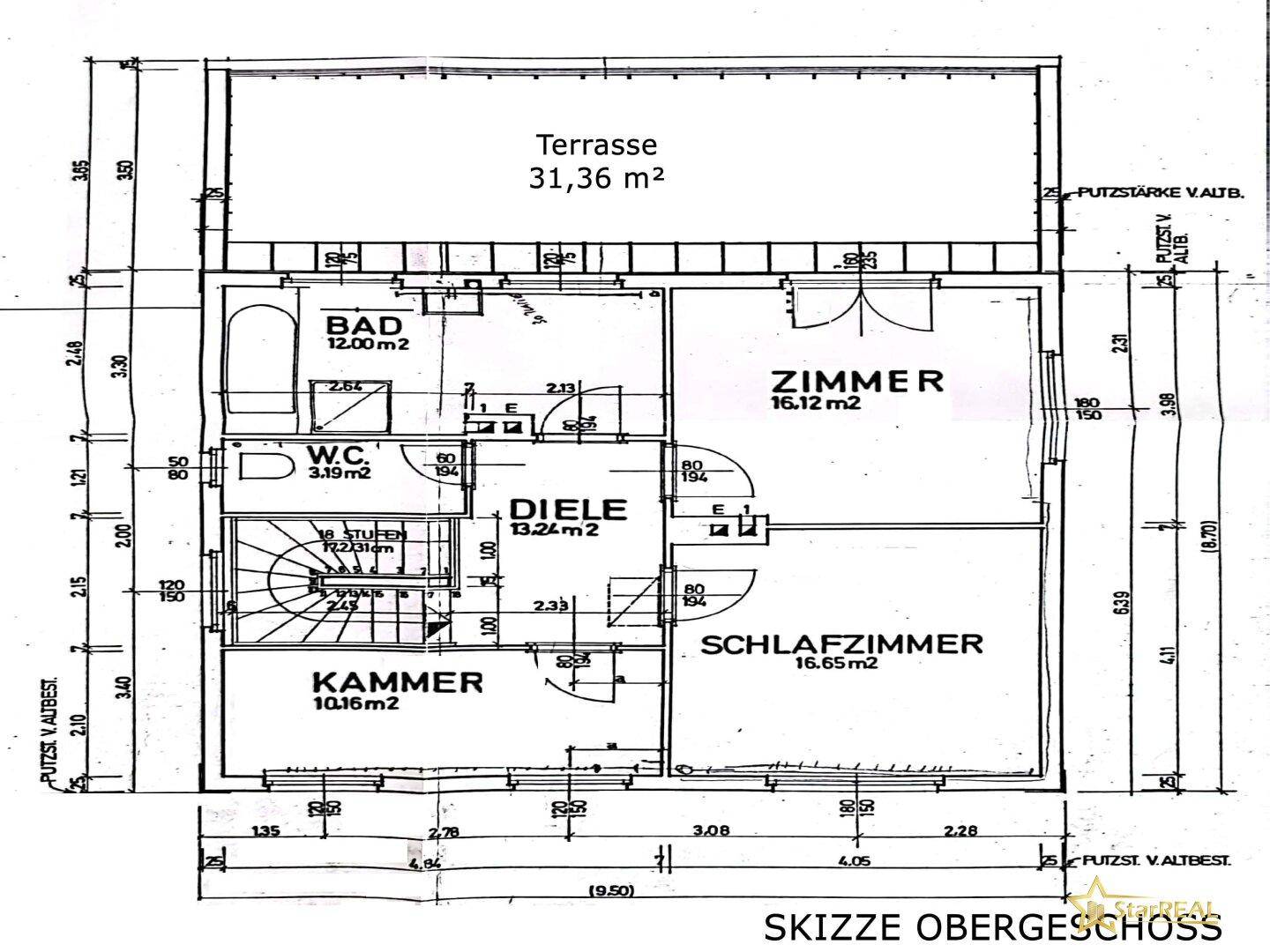 Grundriss Obergeschoss