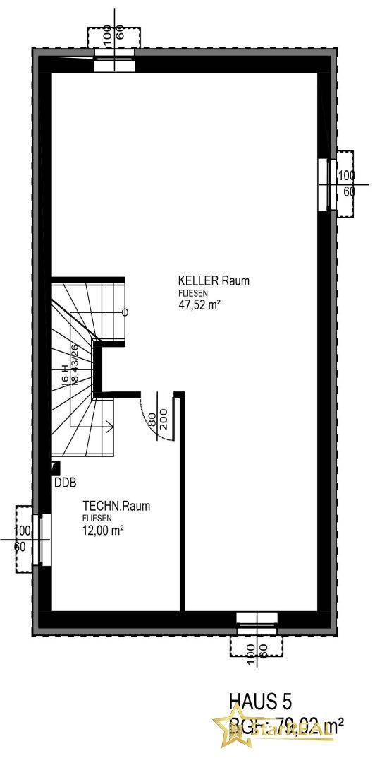 Grundriss Keller