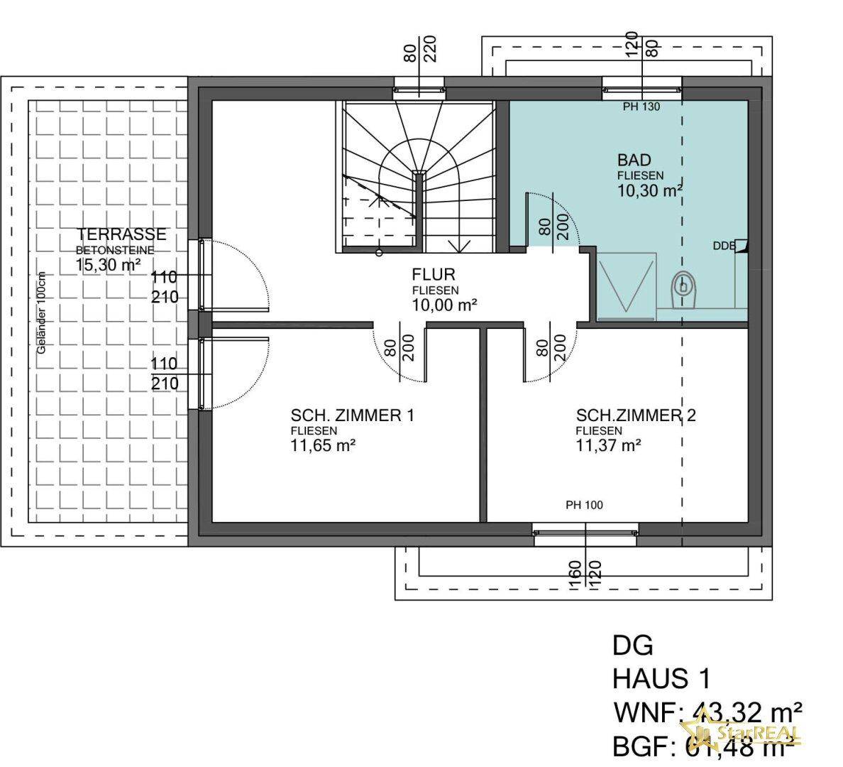 Plan Dachgeschoss