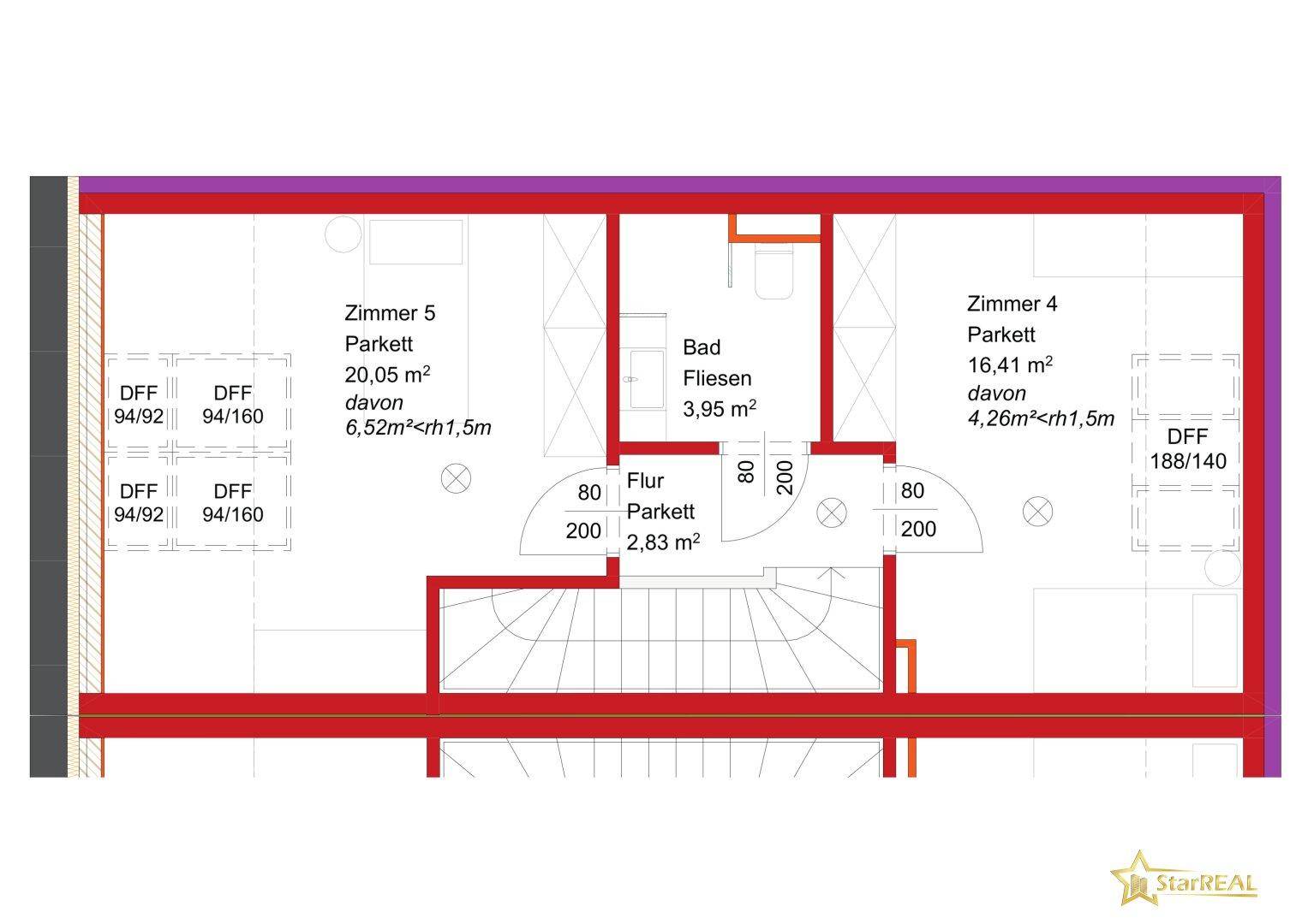 Grundriss Dachgeschoss
