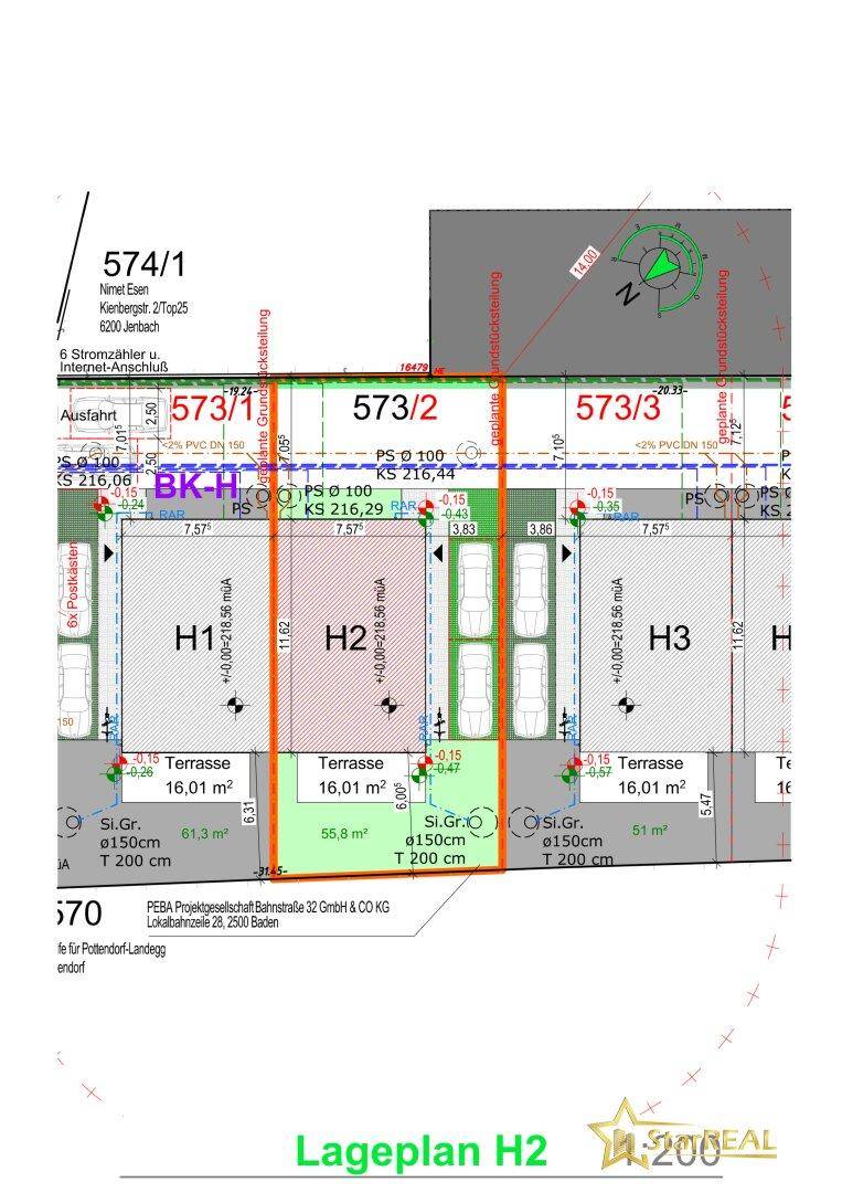 Lageplan Haus 2