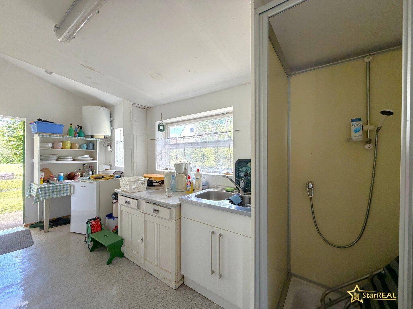 BAUEN ODER SOFORT GENIESSEN! 525 m² BAUGRUND MIT SOMMERHAUS &amp; WC/DUSCHE - Ansicht 5