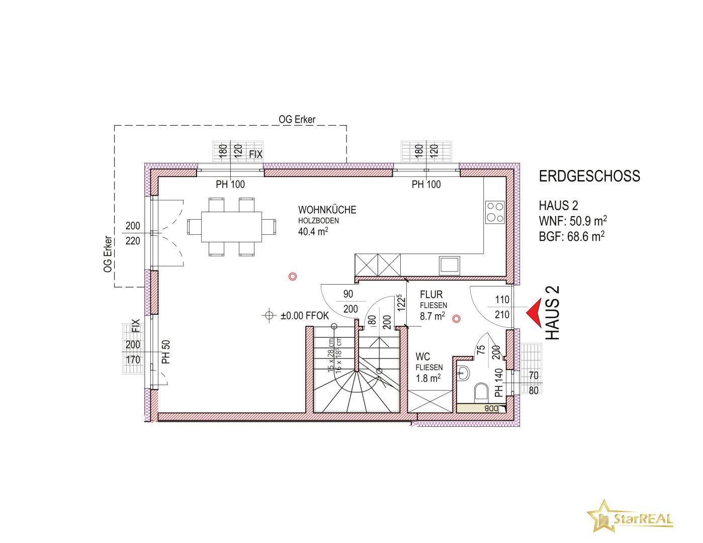 Plan Erdgeschoss