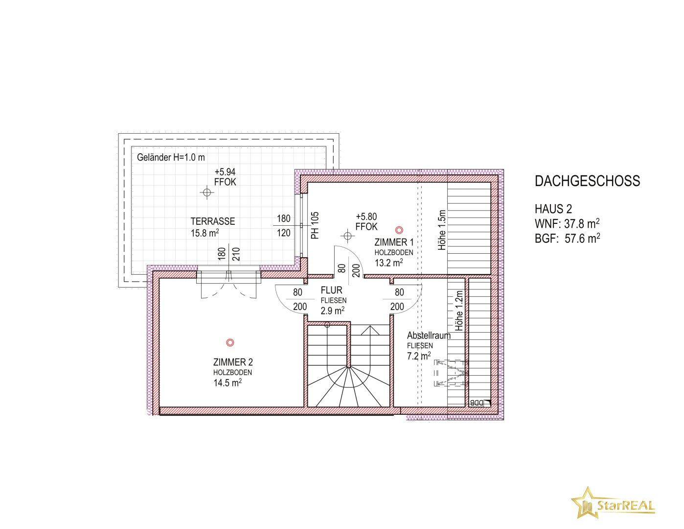 Plan Dachgeschoss