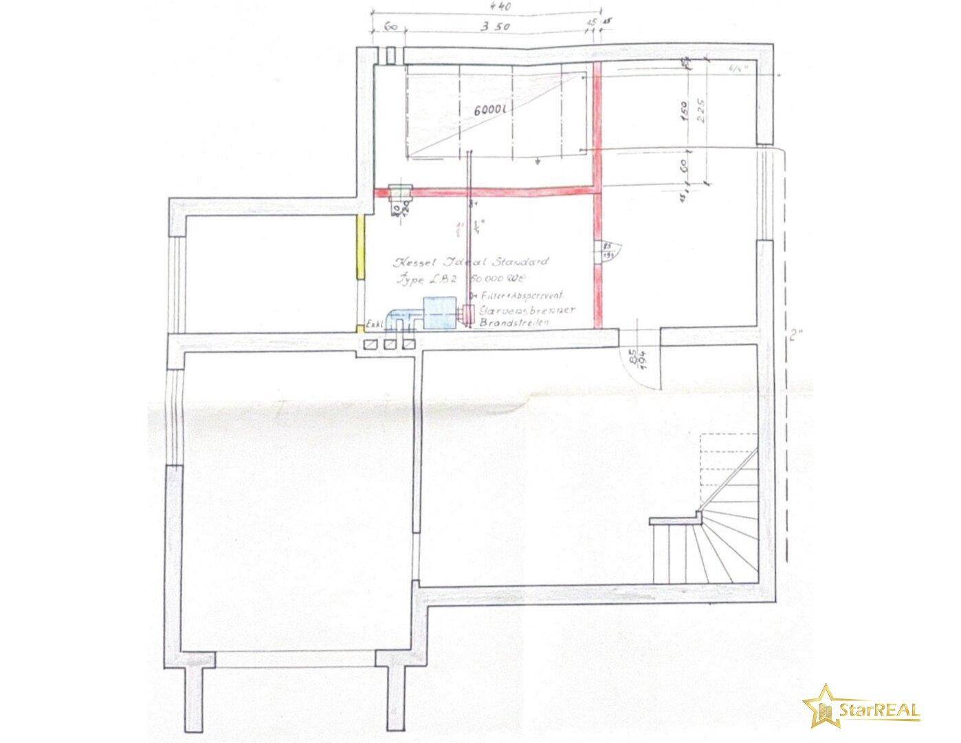 Planskizze Keller
