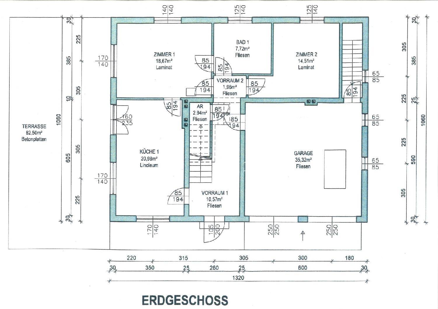 Plan Erdgeschoss