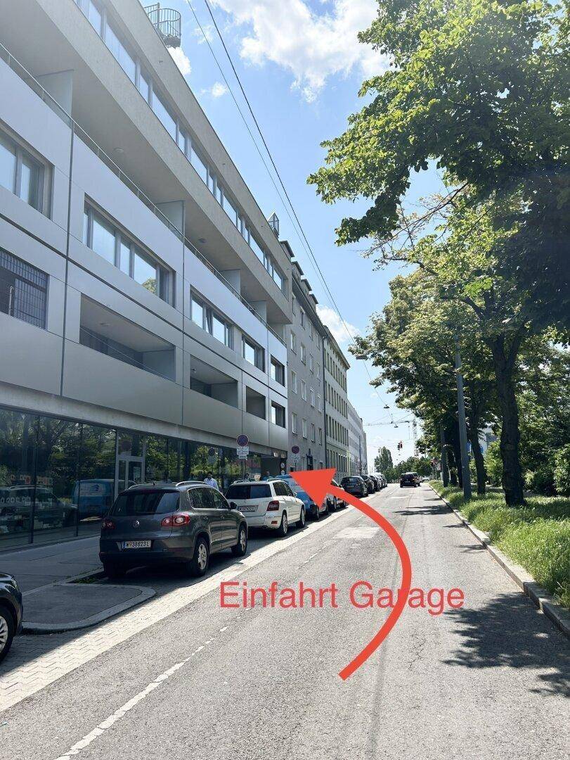 Zufahrt zur Garage