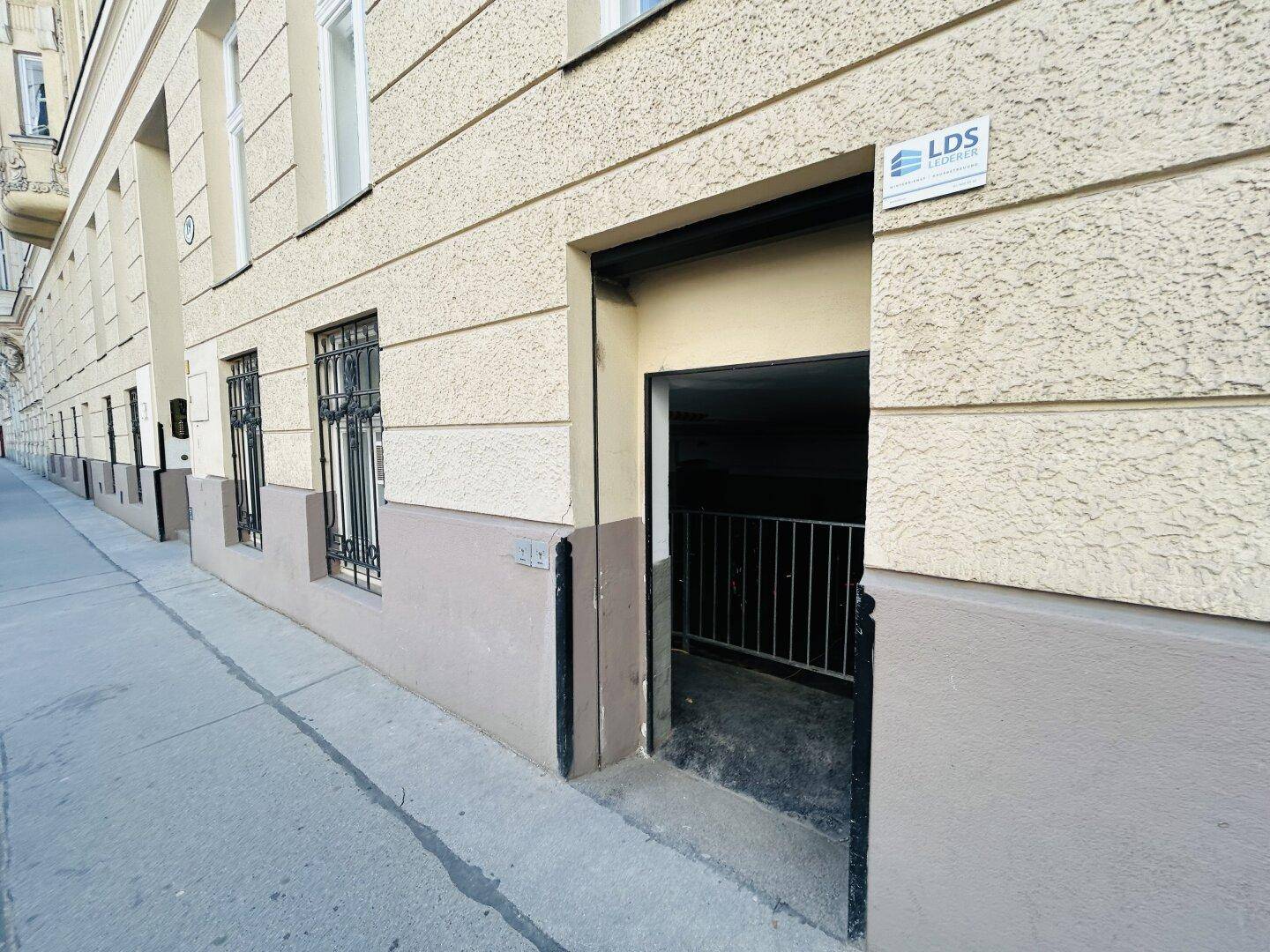 Zugang zum Fahrradraum