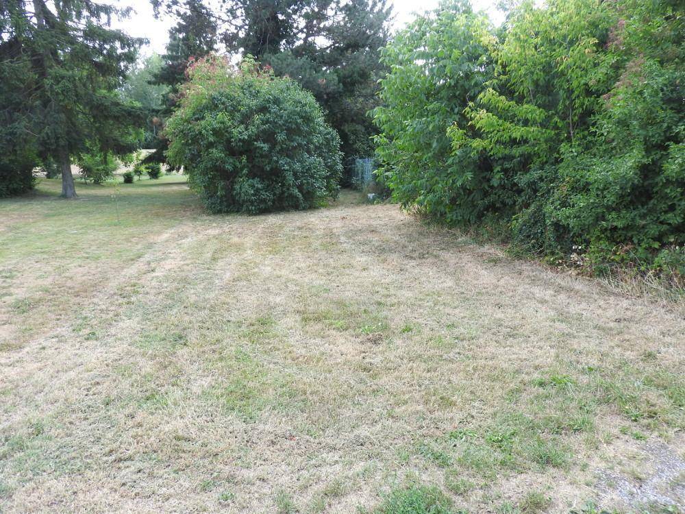 Weitläufige Rasenfläche mit Bäumen im Hintergrund, ideal für Erholung und Freizeit.