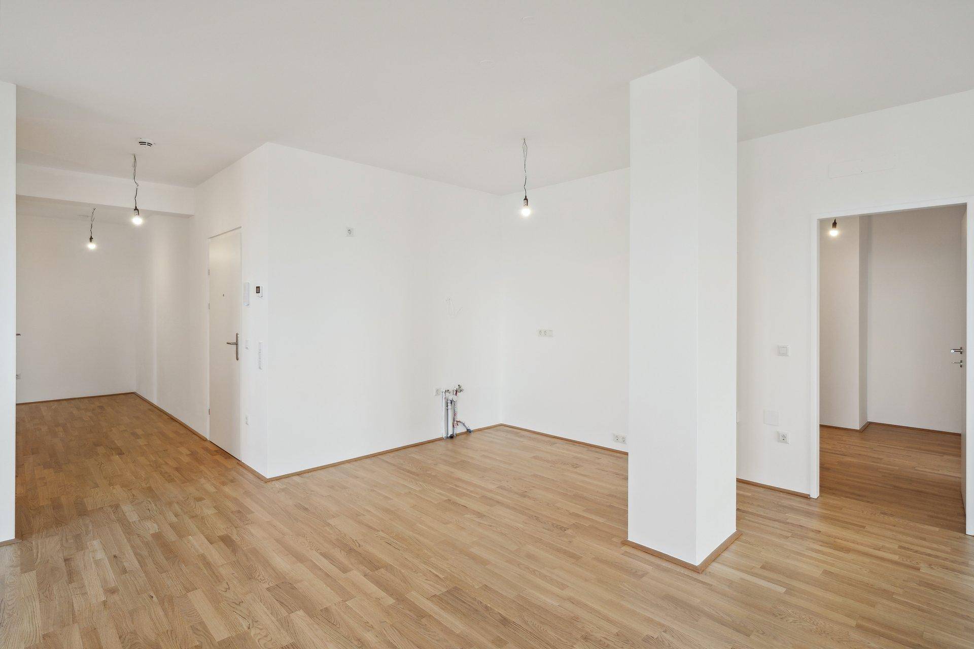 Wohnung (Wohnraum, Bad, WC, Balkon)