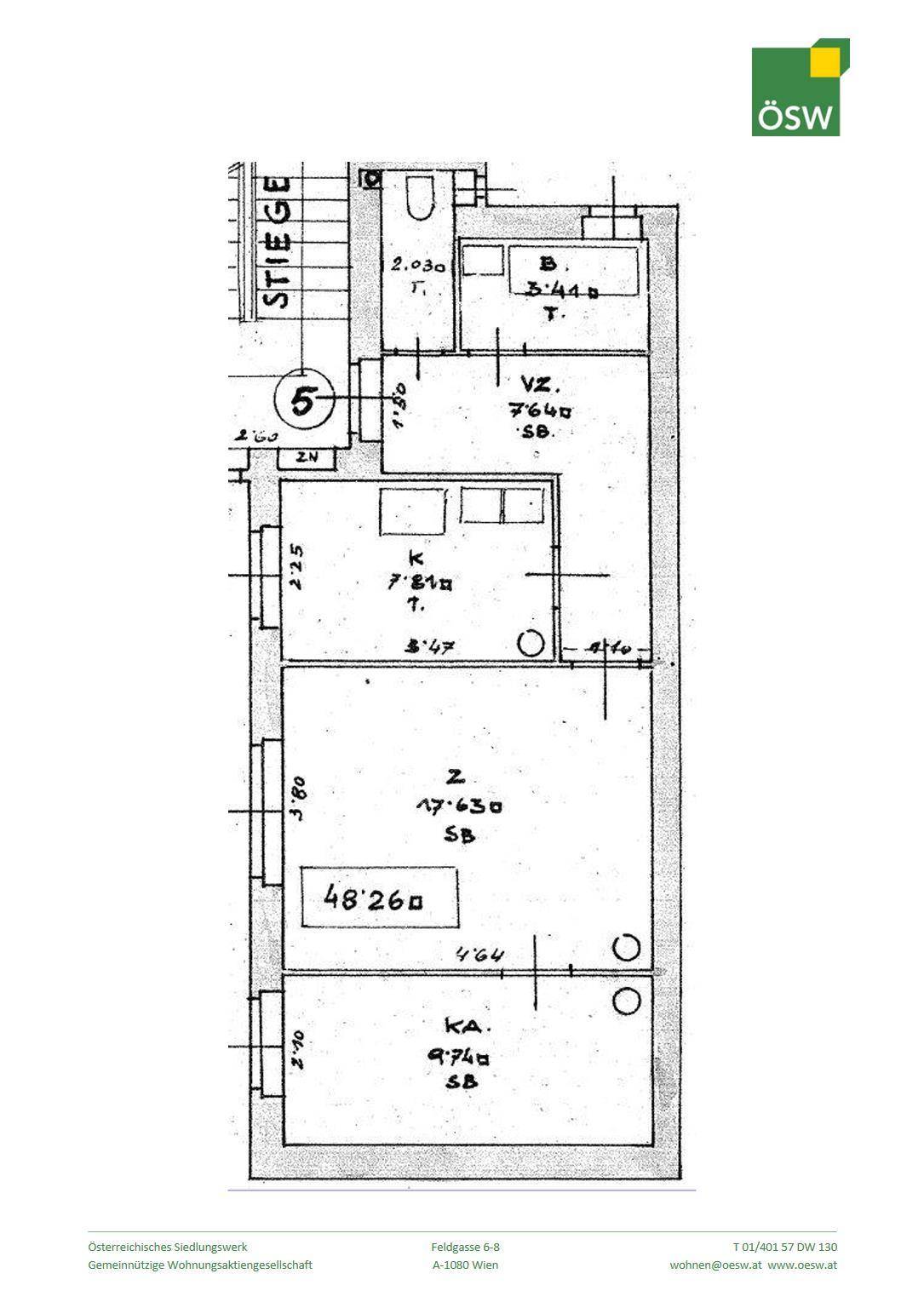 Grundrissplan