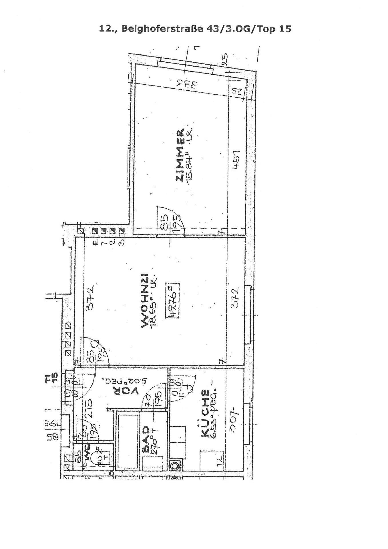 Grundrissplan