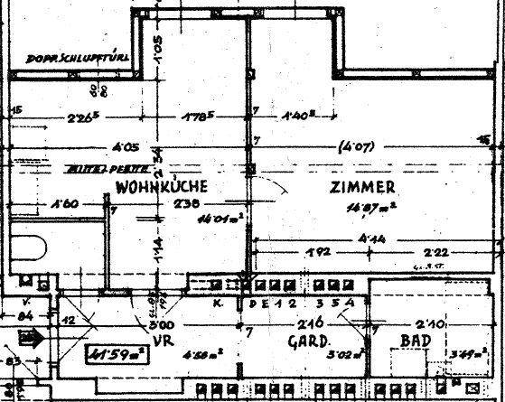 Grundrissplan