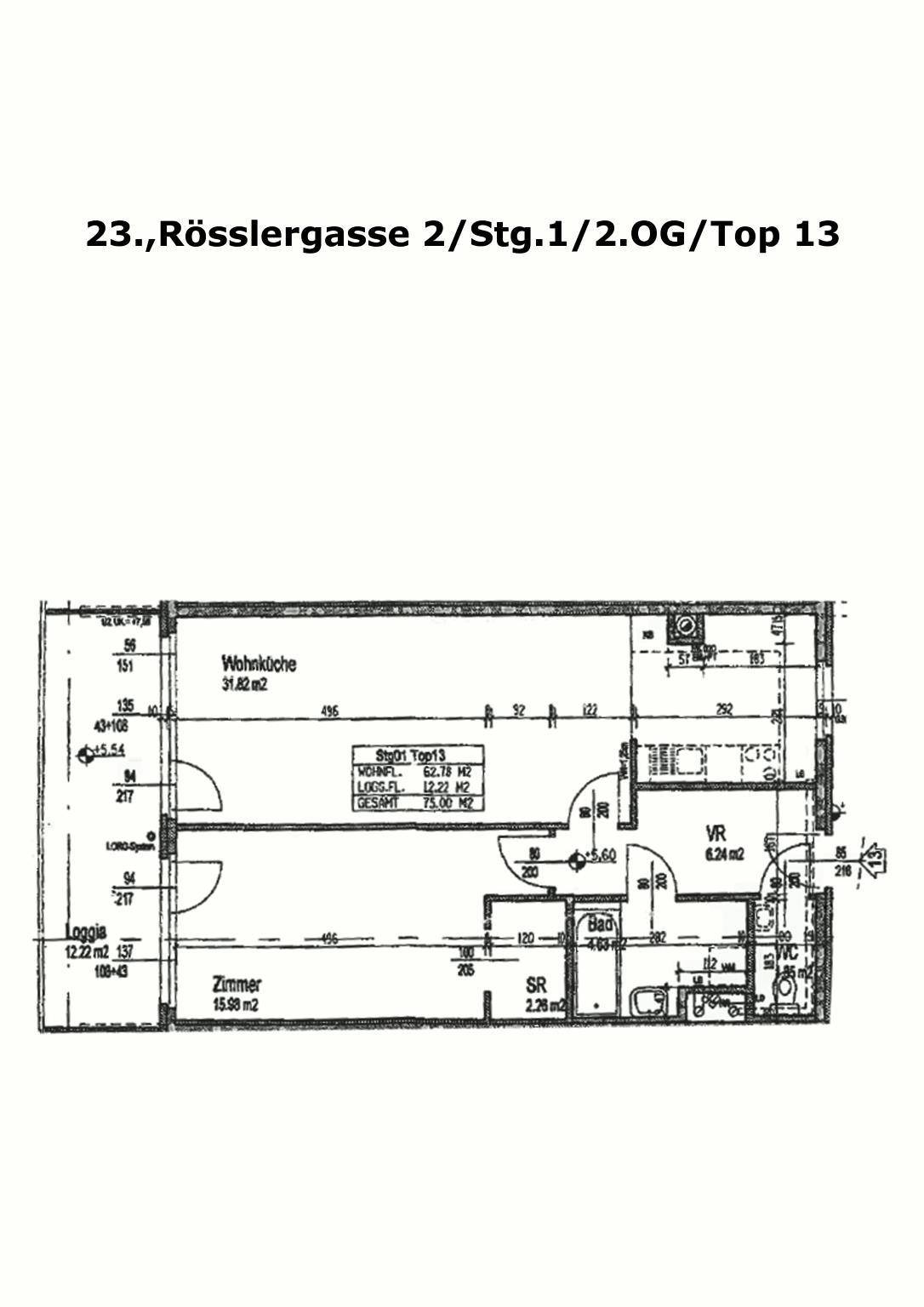Grundrissplan