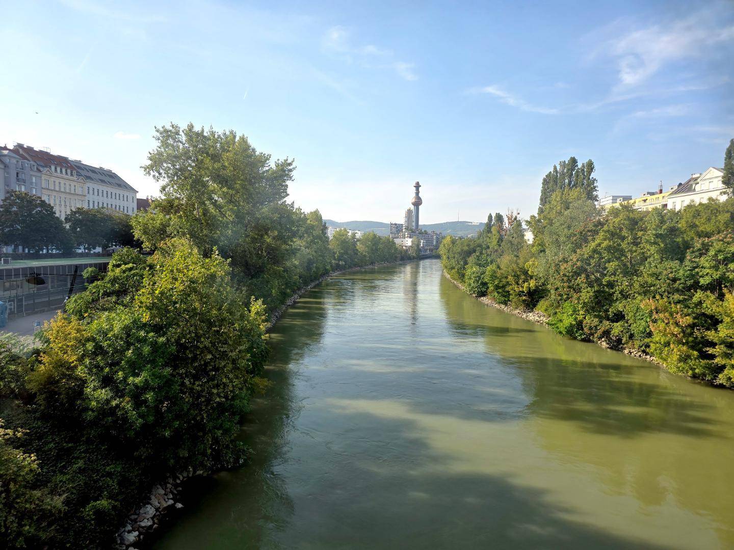 Donaukanal direkt vor der Haustüre