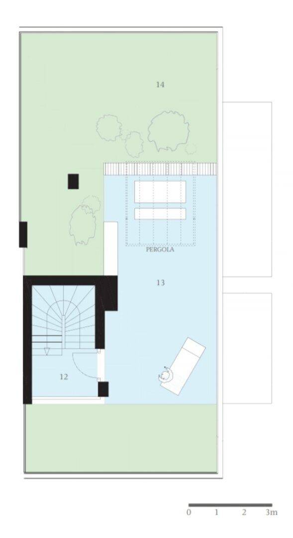 Plan Dachgarten + Dachterrasse